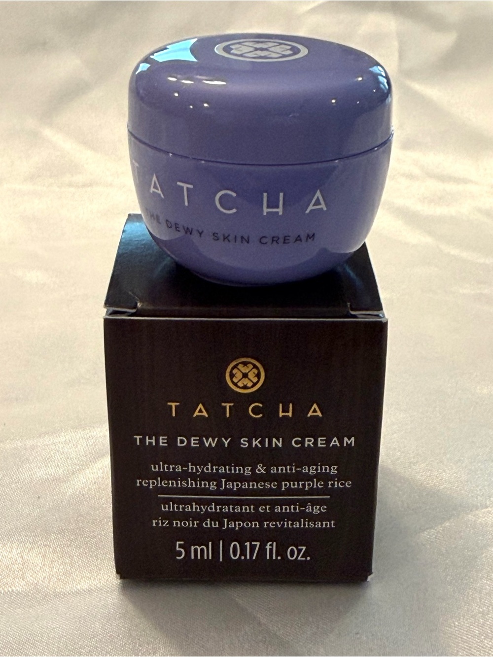 TATCHA THE DEWY SKIN CREAM Travel Size 0.5 OZ Anti Aging Moisturizer Hydration
